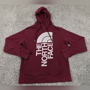 North Face Sweater Womens Medium Maroon Outdoors Sweatshirt Hoodie Hoody